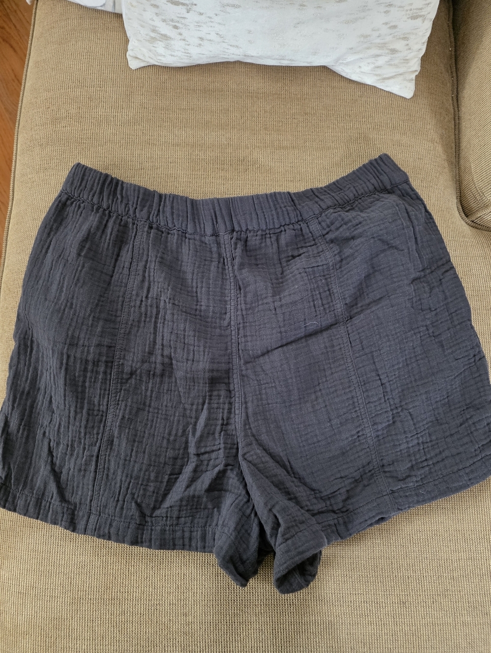 NWOT Madewell Charcoal Gauze High-Waist Shorts Plus Size XXL - Picture 3 of 3